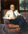 Joseph  Flom, Retired Partner
Skadden, Arps, Meagher & Flom
 Oil on canvas 54" x 35"