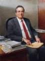 Dr. Jeffrey Flier, Dean (Retired)
Harvard Medical School, Cambridge, Massachusetts
Oil on canvas 50" x 34"