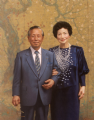 Yasuyuki Nambu, CEO, Temporary Center & Mrs. Nambu
Tokyo, Japan
Oil on canvas 48" x 40"