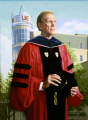 Dr. Edwin H. Welch
President, University of Charleston
 Charleston, West Virginia
Oil on canvas 50" x 40"