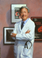 Dr. Victor Joseph Dzau
Chairman of Medicine, Harvard Medical School
 Oil on canvas 44" x 34"