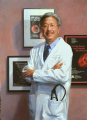 Dr. Victor Joseph Dzau
Chairman of Medicine, Harvard Medical School
 Oil on canvas 44" x 34"