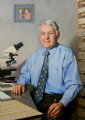 Dr. Joseph Nadol
Massachusetts Eye & Ear Institute
Boston, Massachusetts
Oil in canvas 40" x 30"