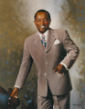 Lou Rawls, American singer
Oil on linen