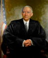 The Honorable Hugo L. Black, Justice
U.S. Supreme Court, Ashland, Alabama
Oil on linen