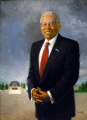 Dr. Norman Christopher Francis
Former President, Xavier University of Louisiana
Smithsonian Institution, National Portrait Gallery
Oil on linen 47" × 34"