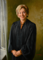 The Honorable Barbara M. G. Lynn
Senior U.S. District Judge
U.S. District Court for the District of Columbia
Washington, D.C. – Oil on Linen 56" x 44"