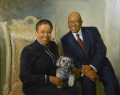 Mrs. & Mr. Tina and Calvin Tyler
Oil on Linen 44 x 60