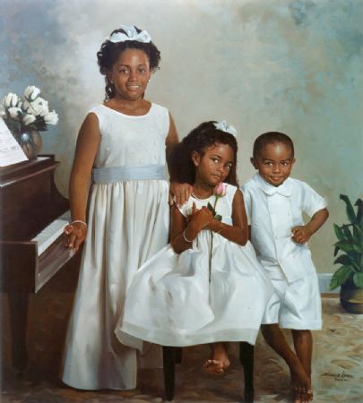 Logan, Taylor, and Chase Francis
Charleston, South Carolina
Oil on linen 50" x 40"